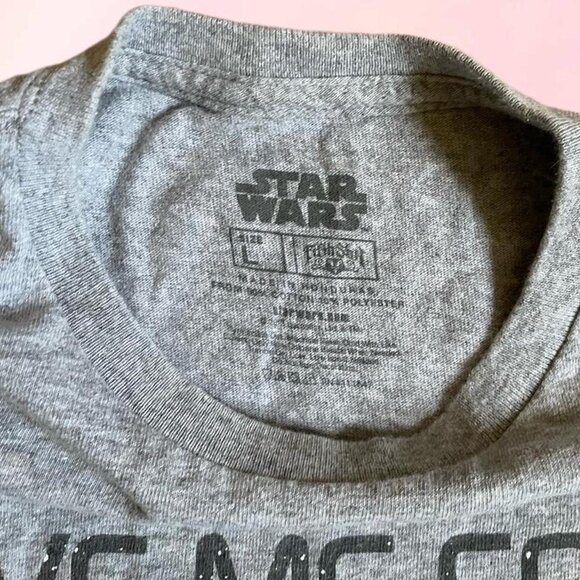 Star Wars grey “Give me some space” graphic tee shirt - Picture 3 of 3